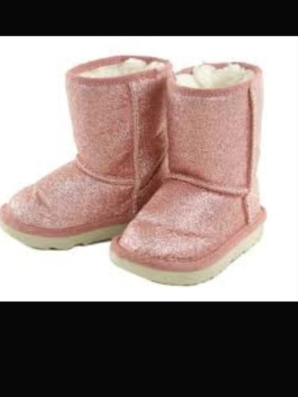 Ugg Short Classic II Rose Gold/ PINK size Toddler Girl 8